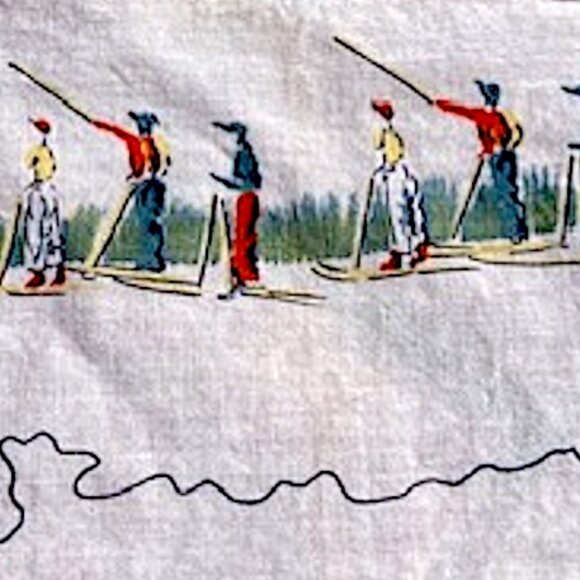 Japan Paul Smith Ski Scarf Bandana Square From Japan 19.5" x 19.5" UNISEX - Picture 4 of 6